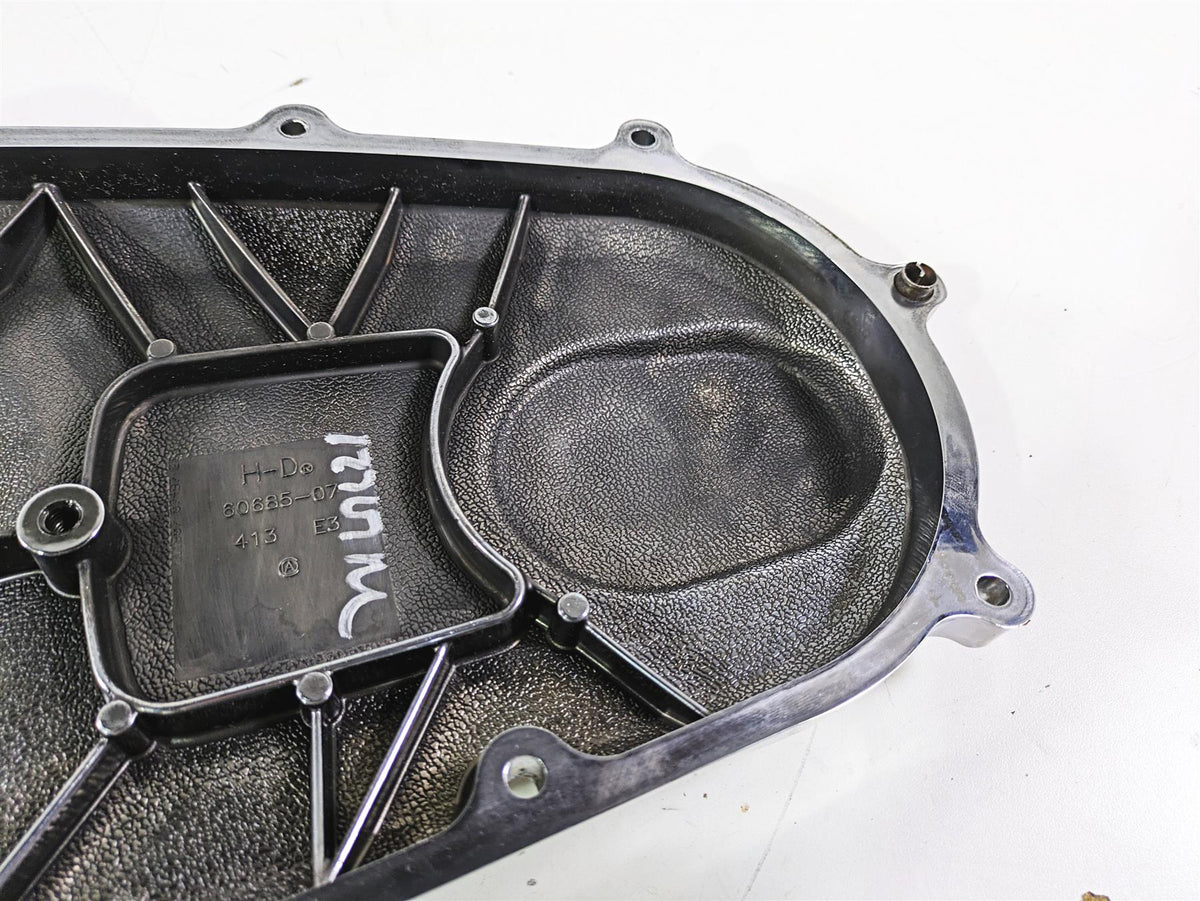 2008 Harley Touring FLHTCU E-Glide 105TH Outer Primary Drive Cover 60685-07 {{ shop.shopifyCountryName }} - Mototech271