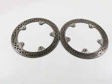 Load image into Gallery viewer, 2017 BMW R1200 GS K50 Front Brake Disc Rotor Set 305Mm 34118526566
