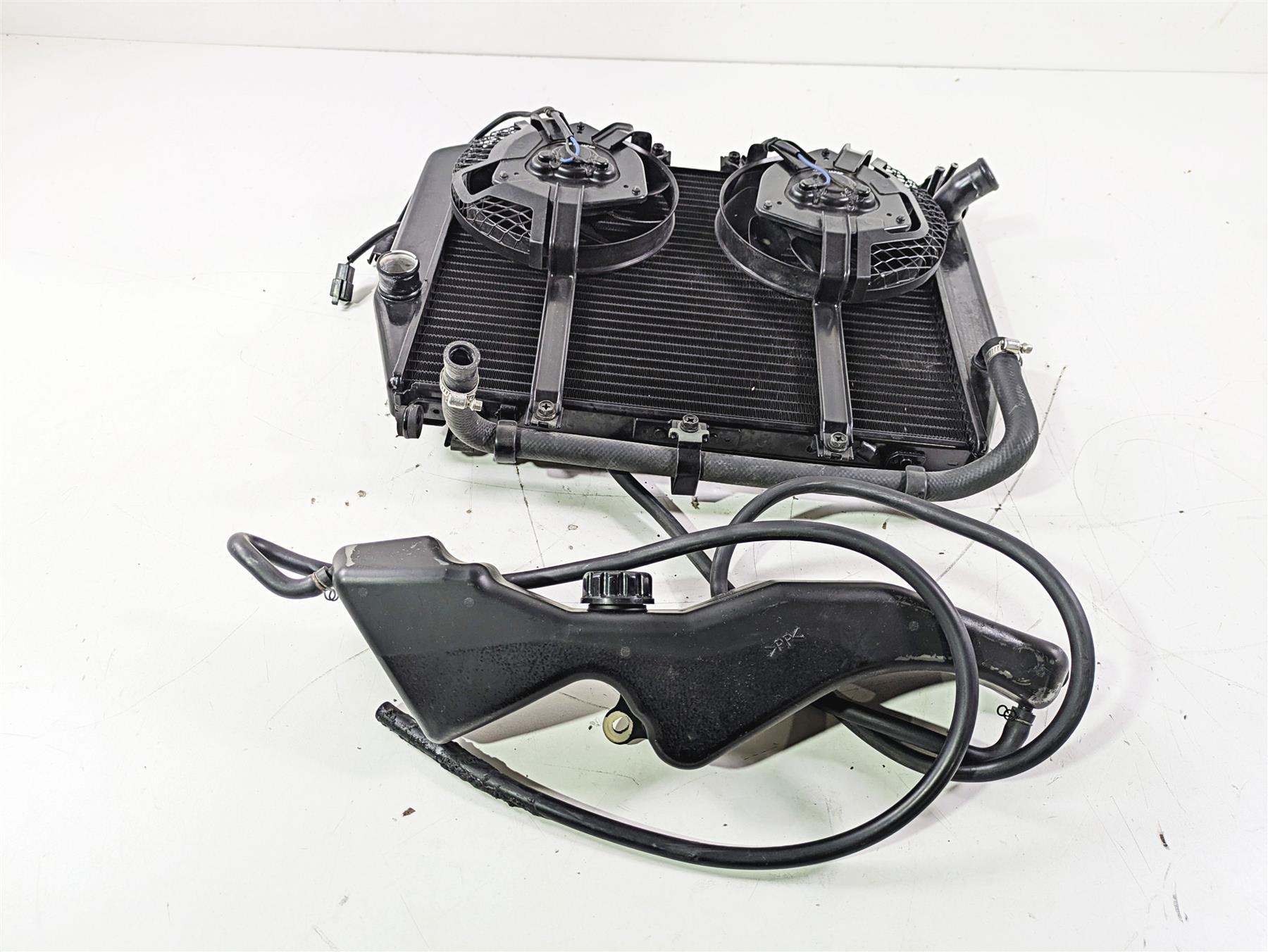 2005 Kawasaki ZX12R Ninja Radiator Fans Reservoir Hoses Set 39061-1304