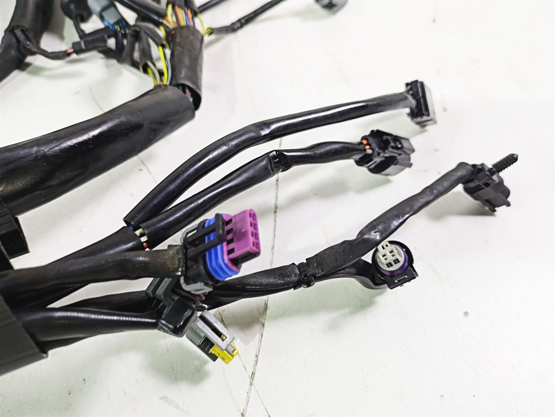 2009 Harley FXCWC Softail Rocker Main Wiring Harness Loom - No Cuts 70452-08 {{ shop.shopifyCountryName }} - Mototech271
