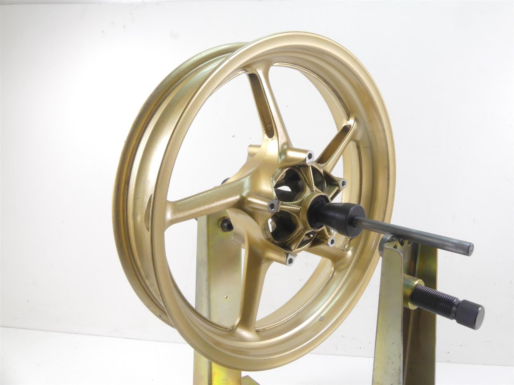 2008 Yamaha FZ1 Fazer Straight Golden Front Wheel Rim 17x3.5 5VY-25168-00-8L {{ shop.shopifyCountryName }} - Mototech271
