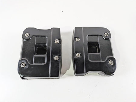1990 Harley Touring FLHTC Electra Glide Black Rocker Box Valve Covers 17507-85 {{ shop.shopifyCountryName }} - Mototech271