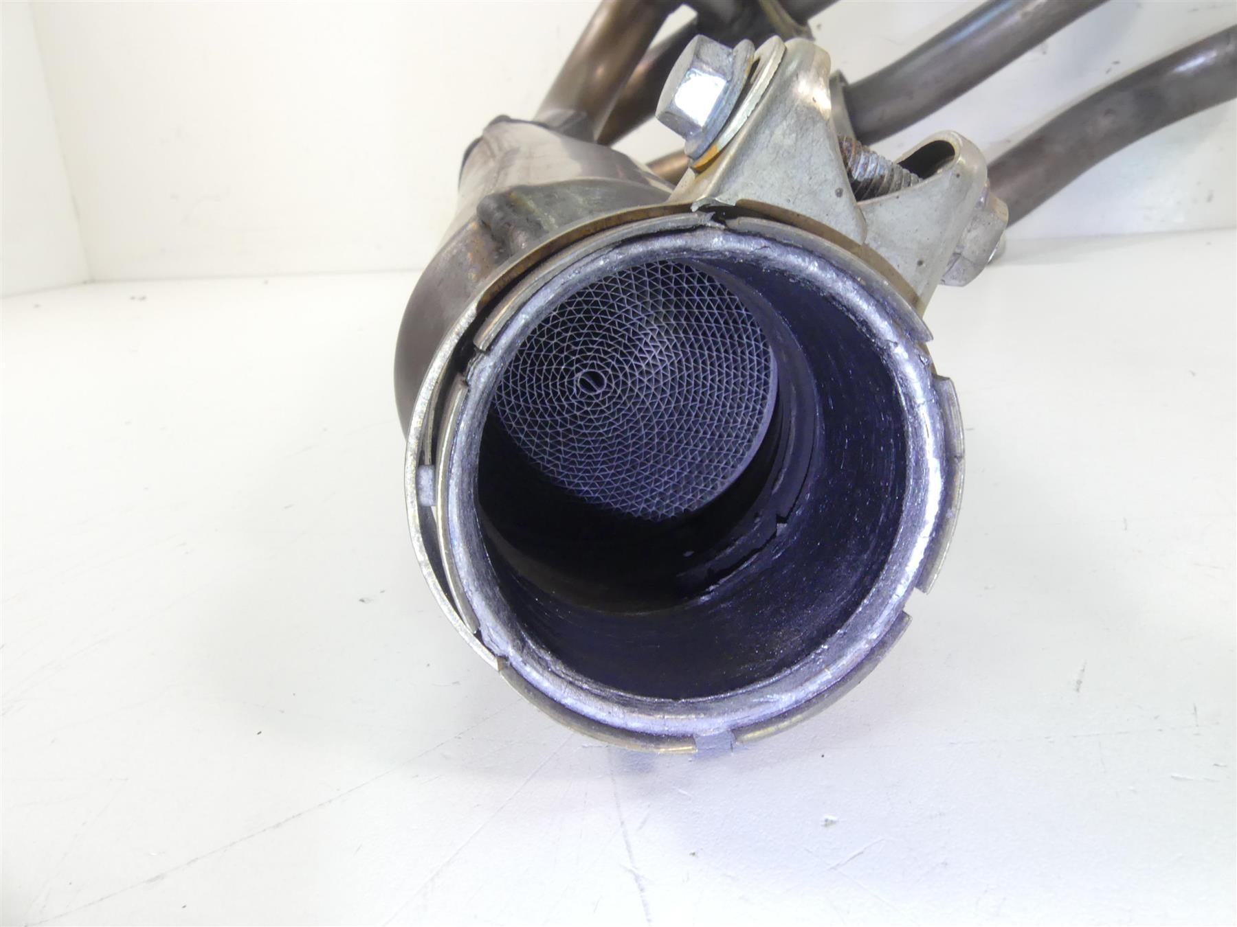2013 Kawasaki ZX636 ZX6R Ninja Exhaust Header Pipe & Mid Camber 39178-0207 {{ shop.shopifyCountryName }} - Mototech271