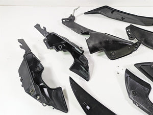 2014 Yamaha YZFR1 R1 RN22 Black Plastic Fairing Infill Cover Set