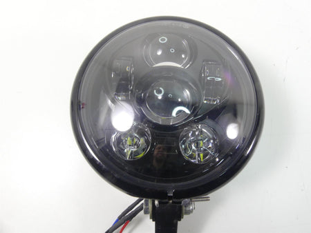 2011 Harley VRSCF Muscle Rod Led Headlight Head Light + Bucket & Custom Mount {{ shop.shopifyCountryName }} - Mototech271