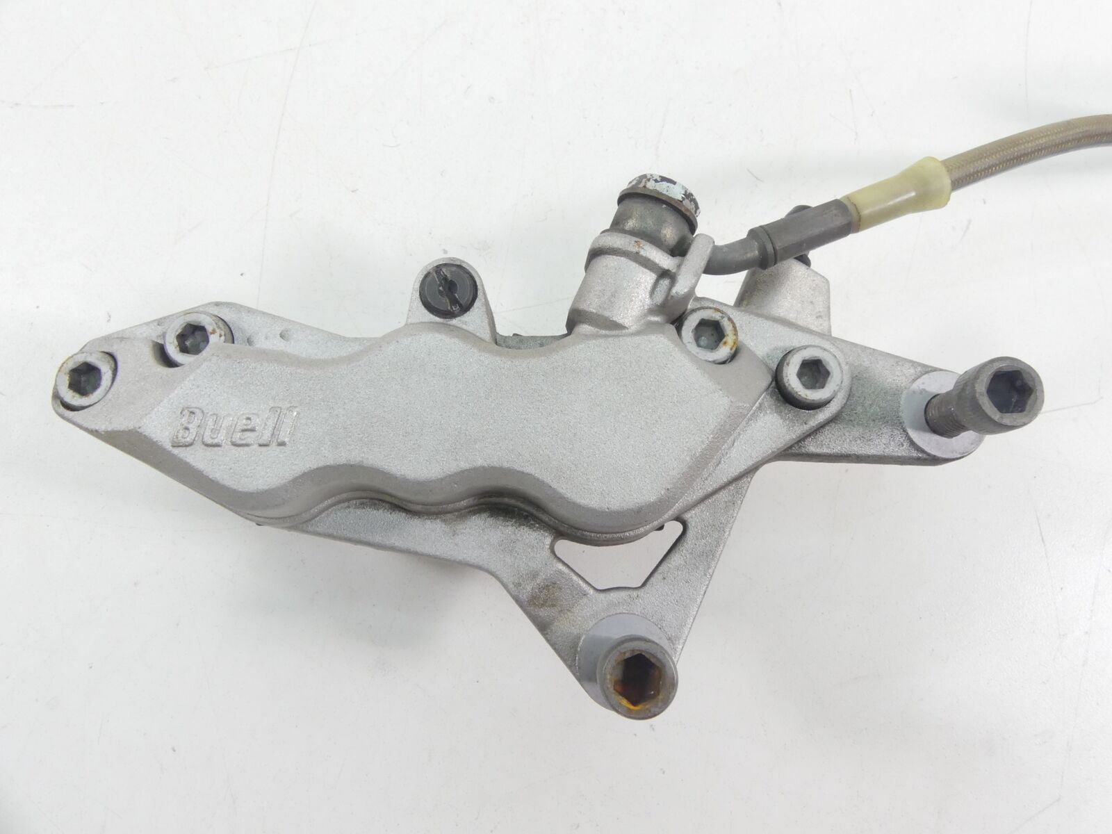 1999 Buell X1 Lightning Nissin 6 Piston Front Brake Caliper + Line H0110.FA {{ shop.shopifyCountryName }} - Mototech271