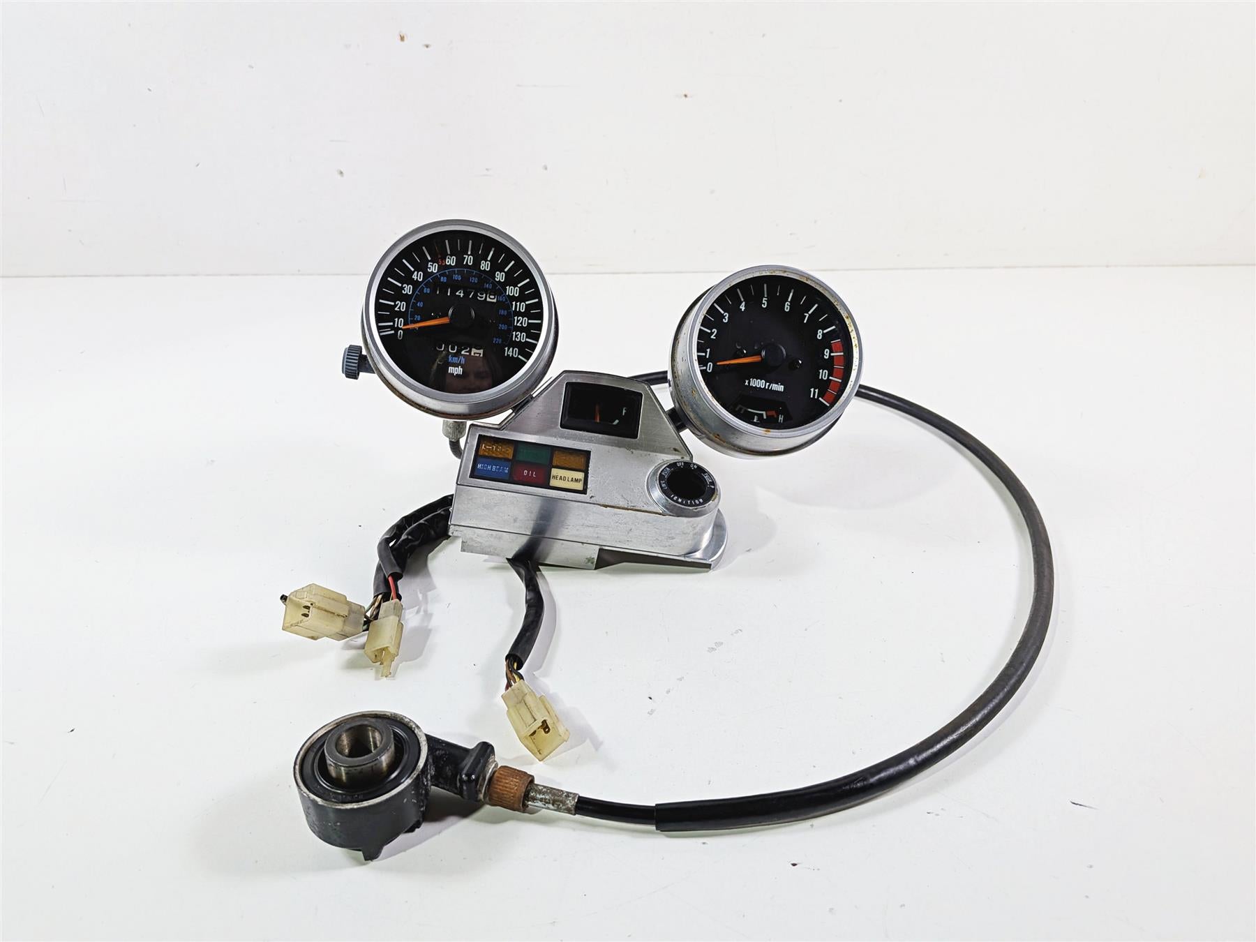 1989 Kawasaki VN750 Vulcan Speedometer Tacho Gauge Instrument 11K 25005-1408