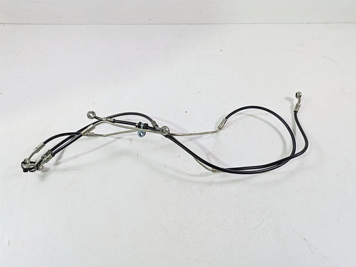 2013 Ducati Hypermotard 821 SP Front Abs Brake Line Hose Set 61811511A 61811501A {{ shop.shopifyCountryName }} - Mototech271