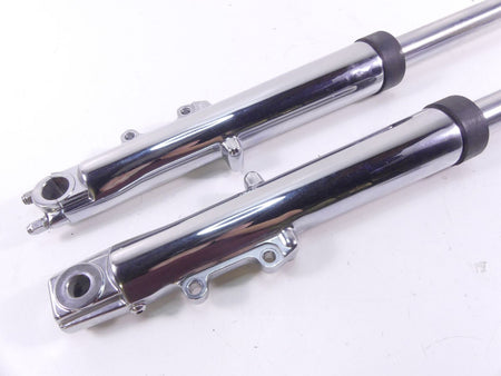 2004 Harley Touring FLHRSI Road King Straight Chrome Front Forks 41mm 46537-02A {{ shop.shopifyCountryName }} - Mototech271