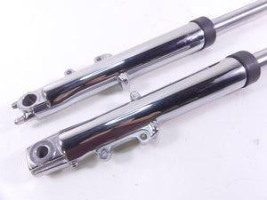 2004 Harley Touring FLHRSI Road King Straight Chrome Front Forks 41mm 46537-02A | Mototech271