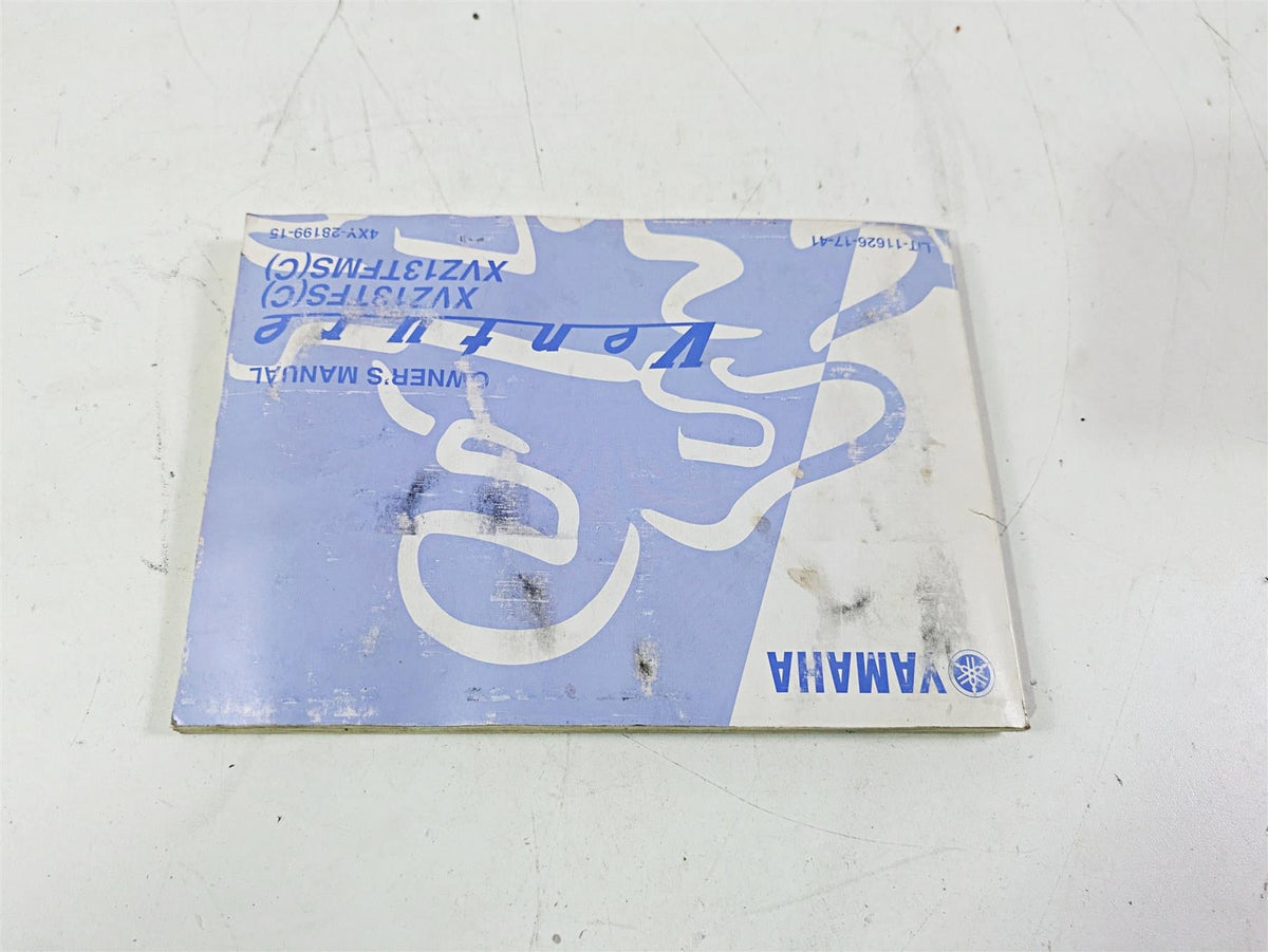 2004 Yamaha XVZ1300 Royal Star Oem Owners Manual Book 4XY-28199-15 {{ shop.shopifyCountryName }} - Mototech271