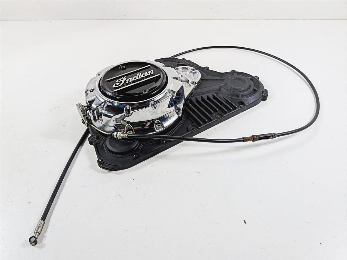 2021 Indian Scout 1200 Engine Side Chrome Clutch Cover 5632943 5143238 {{ shop.shopifyCountryName }} - Mototech271