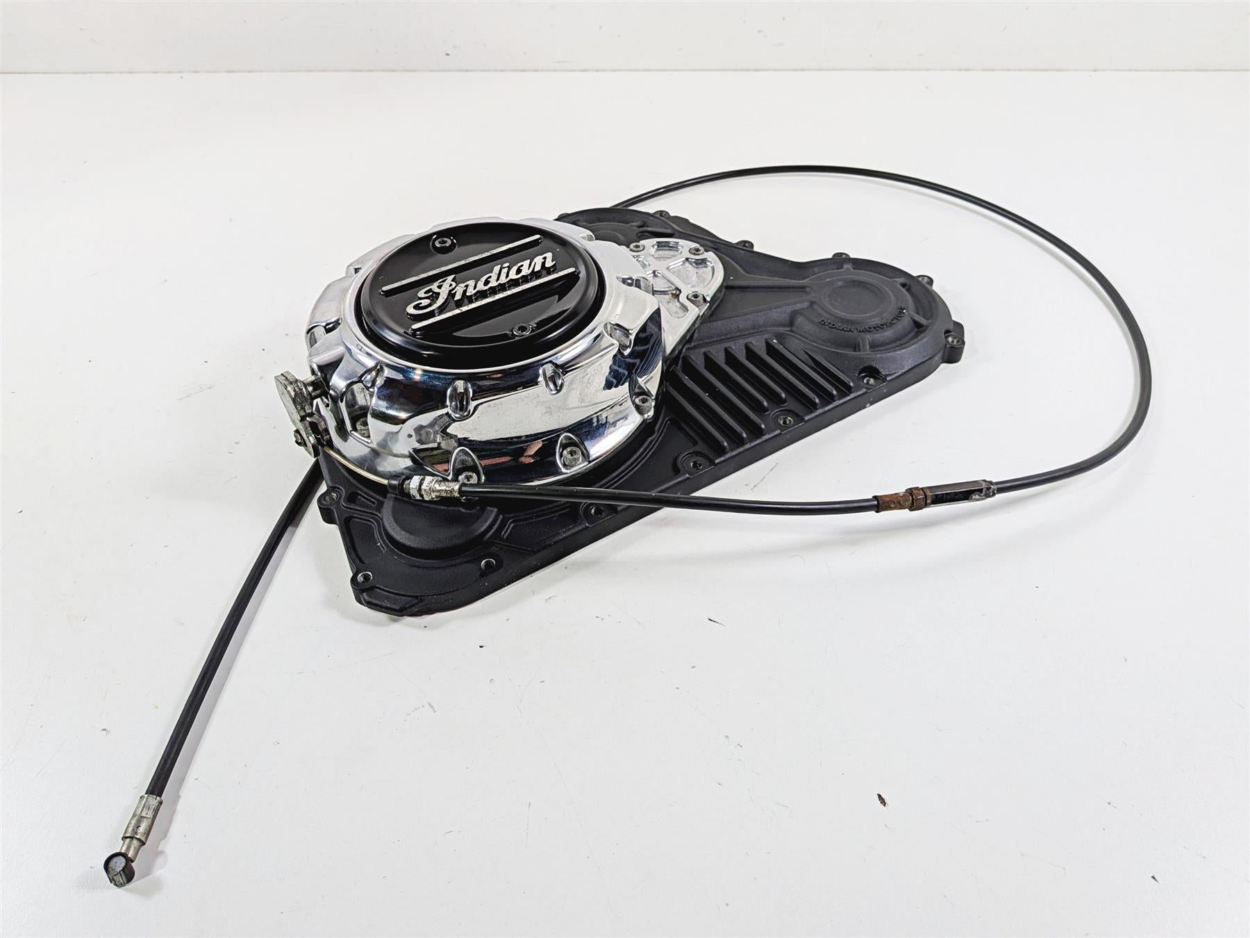 2021 Indian Scout 1200 Engine Side Chrome Clutch Cover 5632943 5143238 {{ shop.shopifyCountryName }} - Mototech271