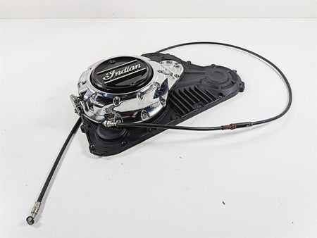 2021 Indian Scout 1200 Engine Side Chrome Clutch Cover 5632943 5143238 {{ shop.shopifyCountryName }} - Mototech271
