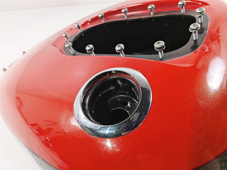 2008 Harley FXDSE CVO Dyna Fuel Gas Tank Scarlet Red Pearl Dark Crimson 61014-08-Mototech271