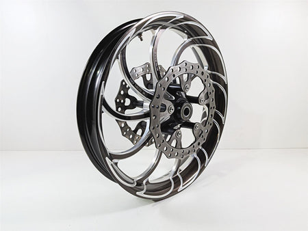 2017 Harley Touring FLHXS Street Glide Arlen Ness 21x3.5 Drift Front Wheel Rim & Rotors 71-568 {{ shop.shopifyCountryName }} - Mototech271