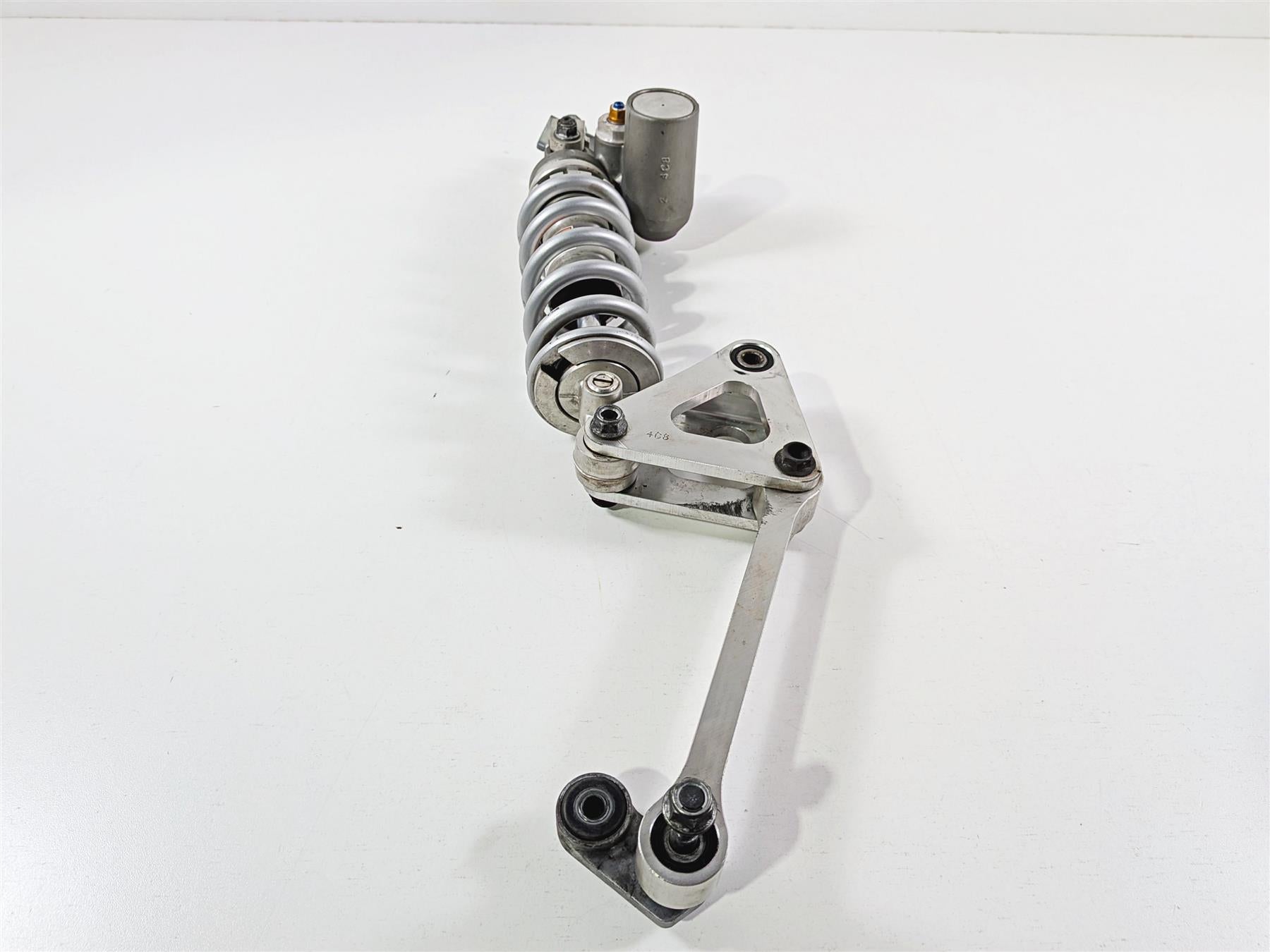 2008 Yamaha YZF R1 RN19 Rear Shock Damper & Linkage Silver 4C8-22210 {{ shop.shopifyCountryName }} - Mototech271
