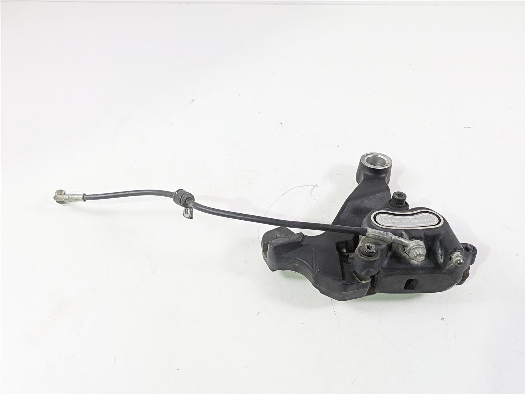 2010 Harley Dyna FXDB Street Bob Rear Brake Caliper + Line 40908-08 {{ shop.shopifyCountryName }} - Mototech271