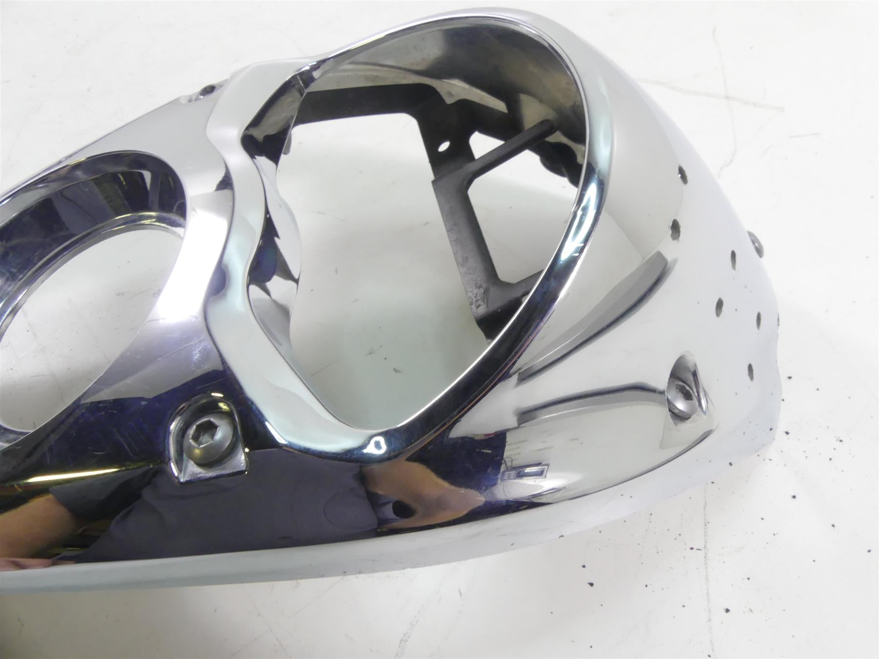 2003 Honda VTX1800R Fuel Gas Petrol Chrome Tank Dash Cover Fairing 17621-MCV-000 {{ shop.shopifyCountryName }} - Mototech271