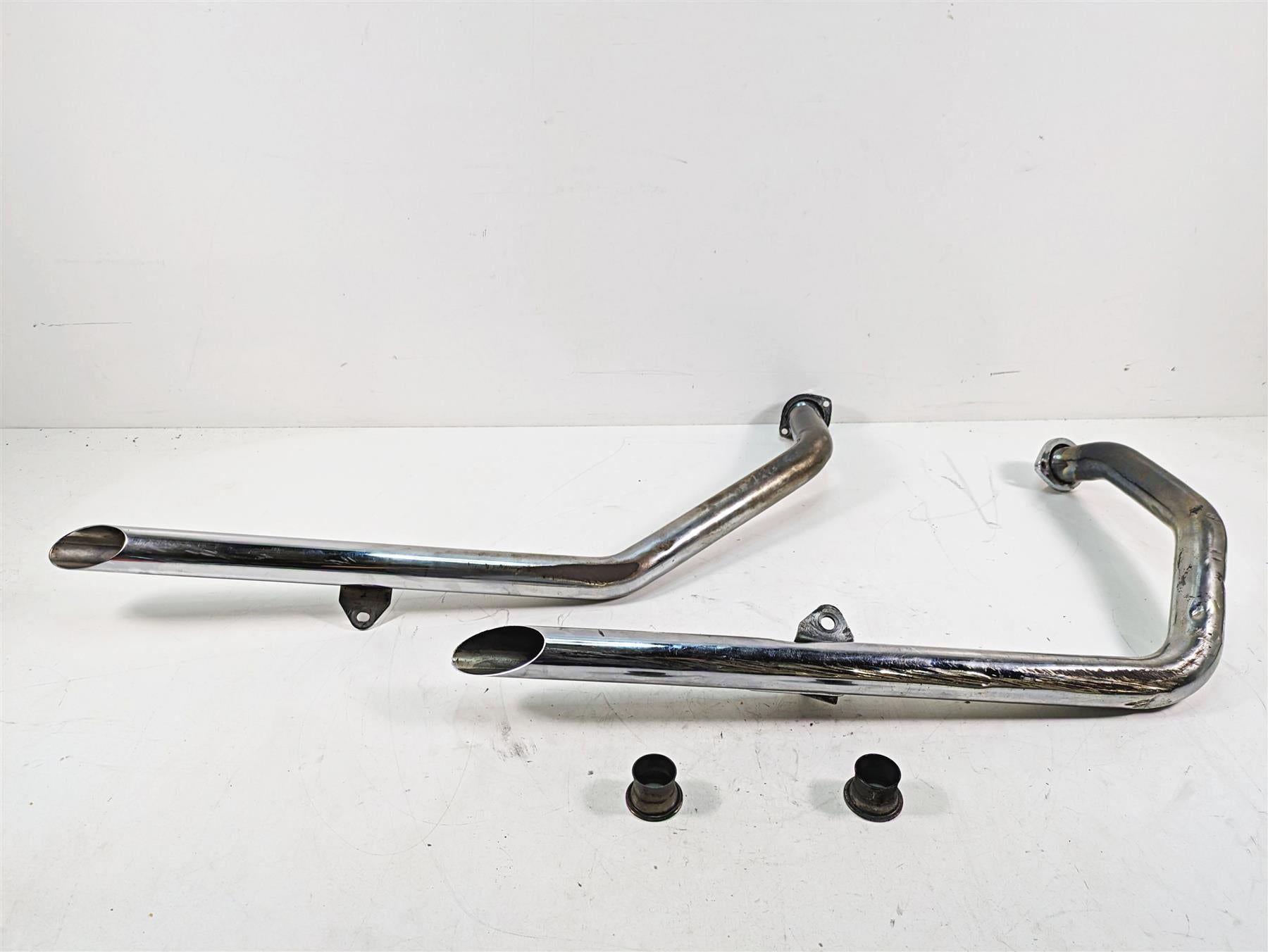 1990 Harley Sportster XLH883 XL883 Cycle Shack Slash Cut Exhaust System PHD-102A {{ shop.shopifyCountryName }} - Mototech271