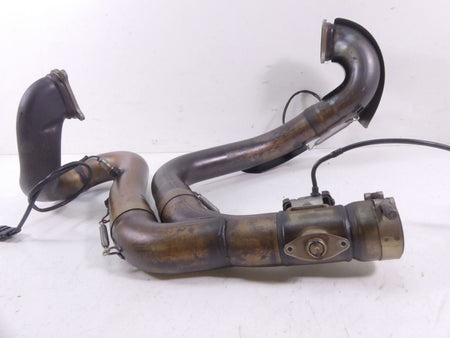 2015 Ducati Diavel Dark OEM Exhaust Header Manifold Pipe & Servo Set 57211562B {{ shop.shopifyCountryName }} - Mototech271