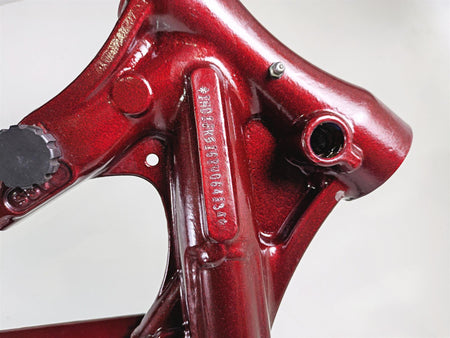 2008 Harley FXCWC Softail Rocker Frame Chassis + Swingarm Red Pearl With Salvage Texas Title 47167-08COZ {{ shop.shopifyCountryName }} - Mototech271