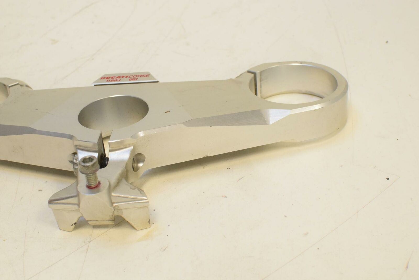 2010 Ducati 1198 S Corse Upper Triple Tree Steering Clamp #051 34110721A {{ shop.shopifyCountryName }} - Mototech271