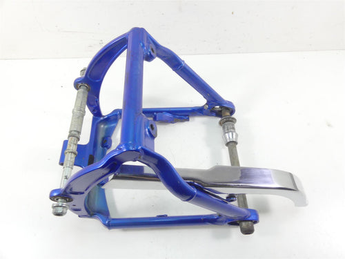 2008 Harley FXCWC Softail Rocker C Rear Blue Swingarm Swing Arm 47694-08CGP | Mototech271