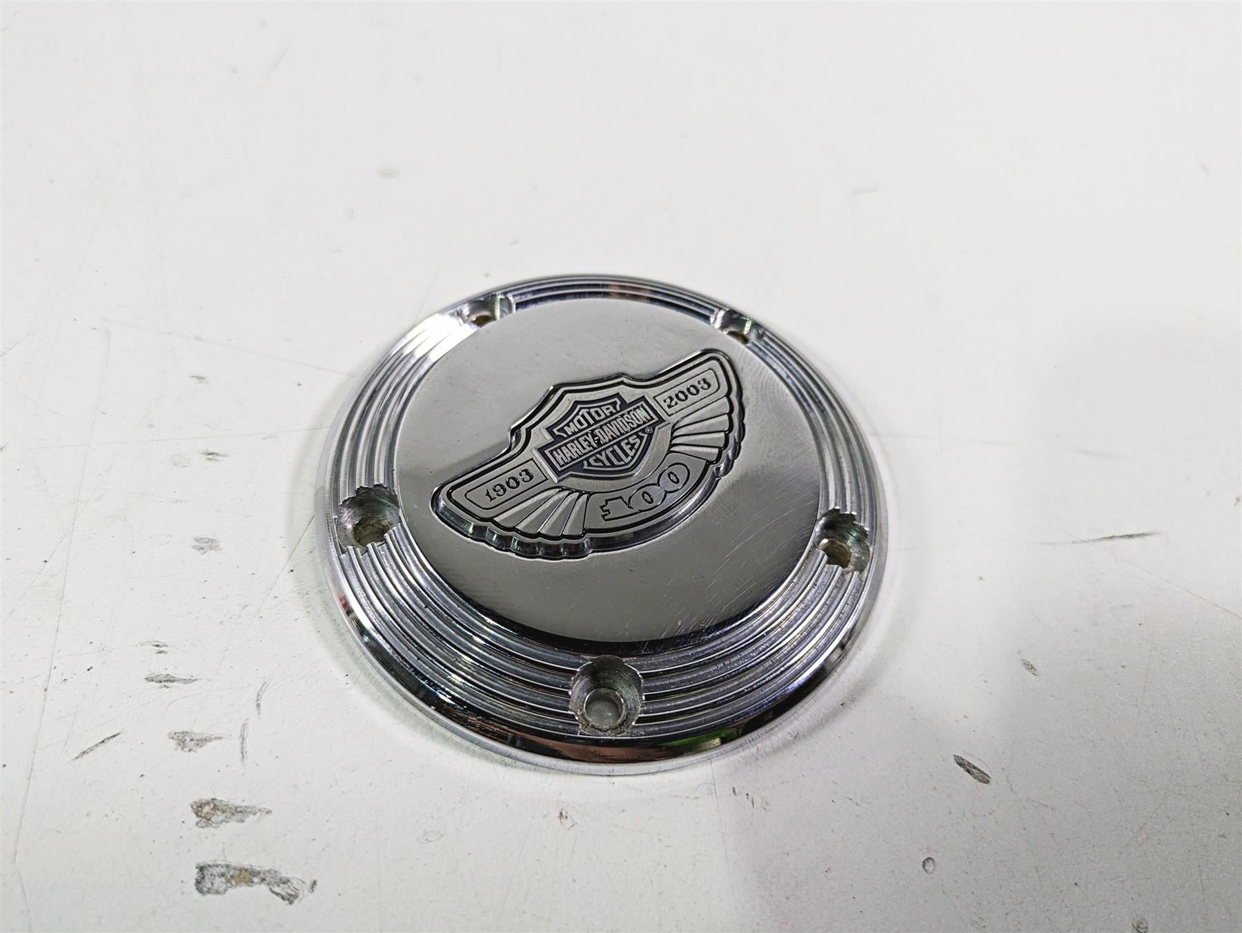 2003 Harley Dyna FXDL Low Rider 100TH Anniversary Cam Chest Engine Cover 32536-03 {{ shop.shopifyCountryName }} - Mototech271