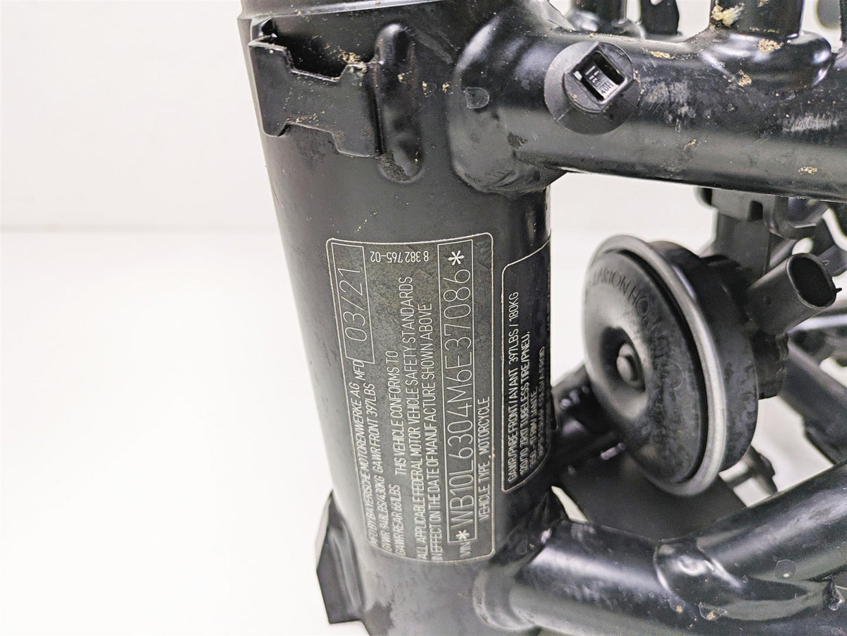 2022 BMW RnineT Pure K22 Straight Front Rear Frame Set With Clear Texas Title 46511541947 {{ shop.shopifyCountryName }} - Mototech271