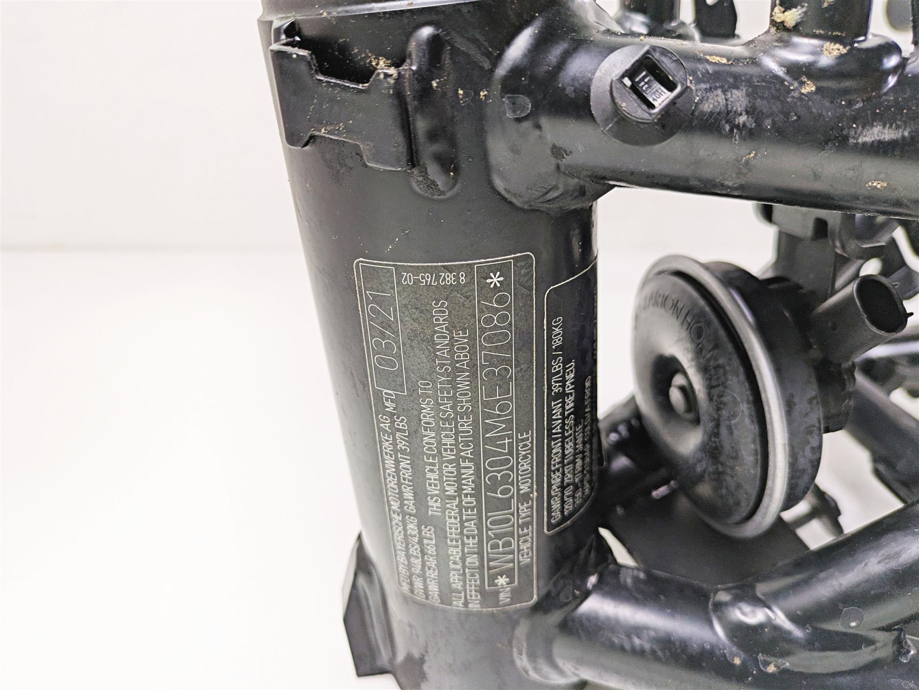 2022 BMW RnineT Pure K22 Straight Front Rear Frame Set With Clear Texas Title 46511541947 {{ shop.shopifyCountryName }} - Mototech271