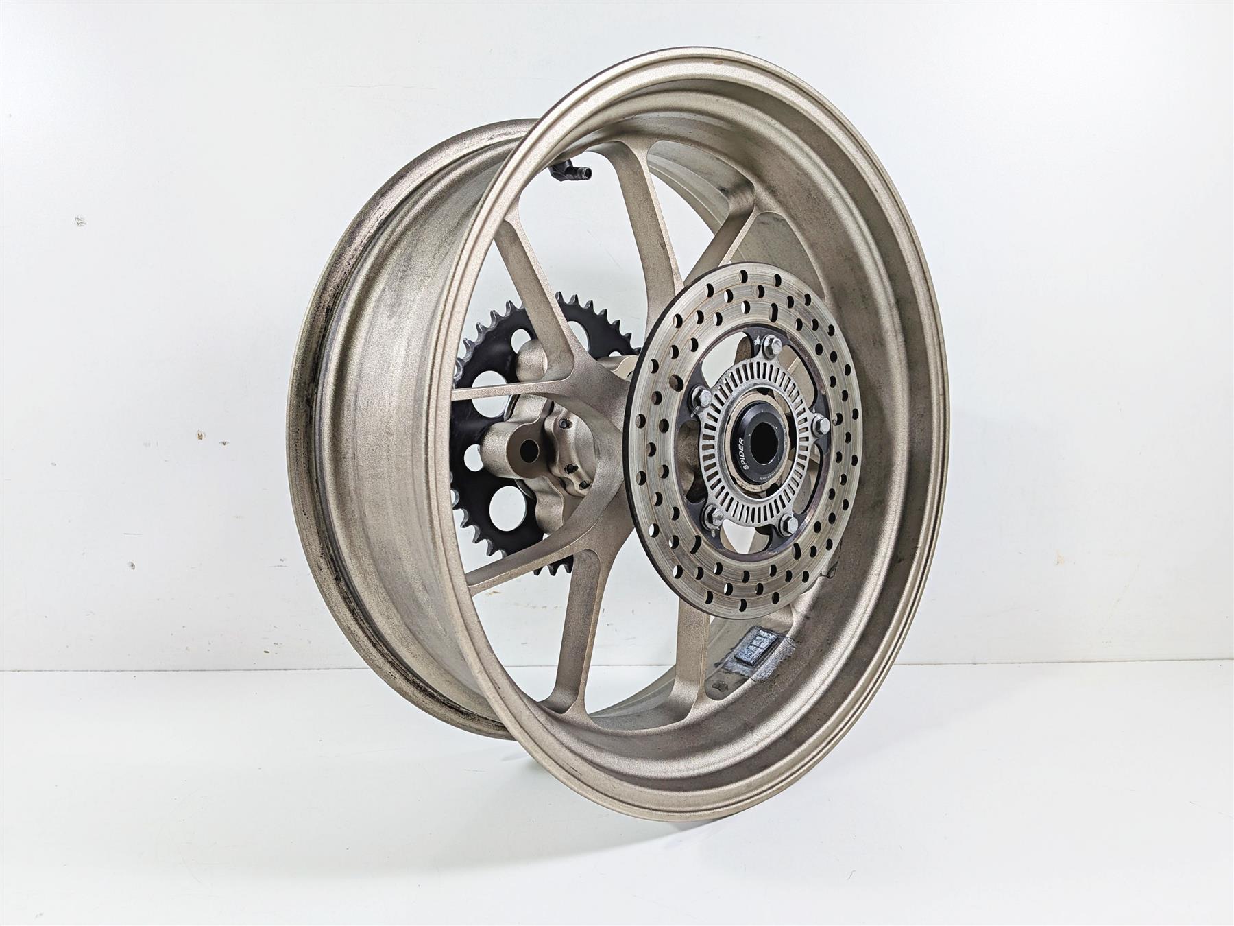 2018 Aprilia RSV4 RR Straight Evo Forged 17x6 Rear Wheel Aluminum 2B006231 {{ shop.shopifyCountryName }} - Mototech271
