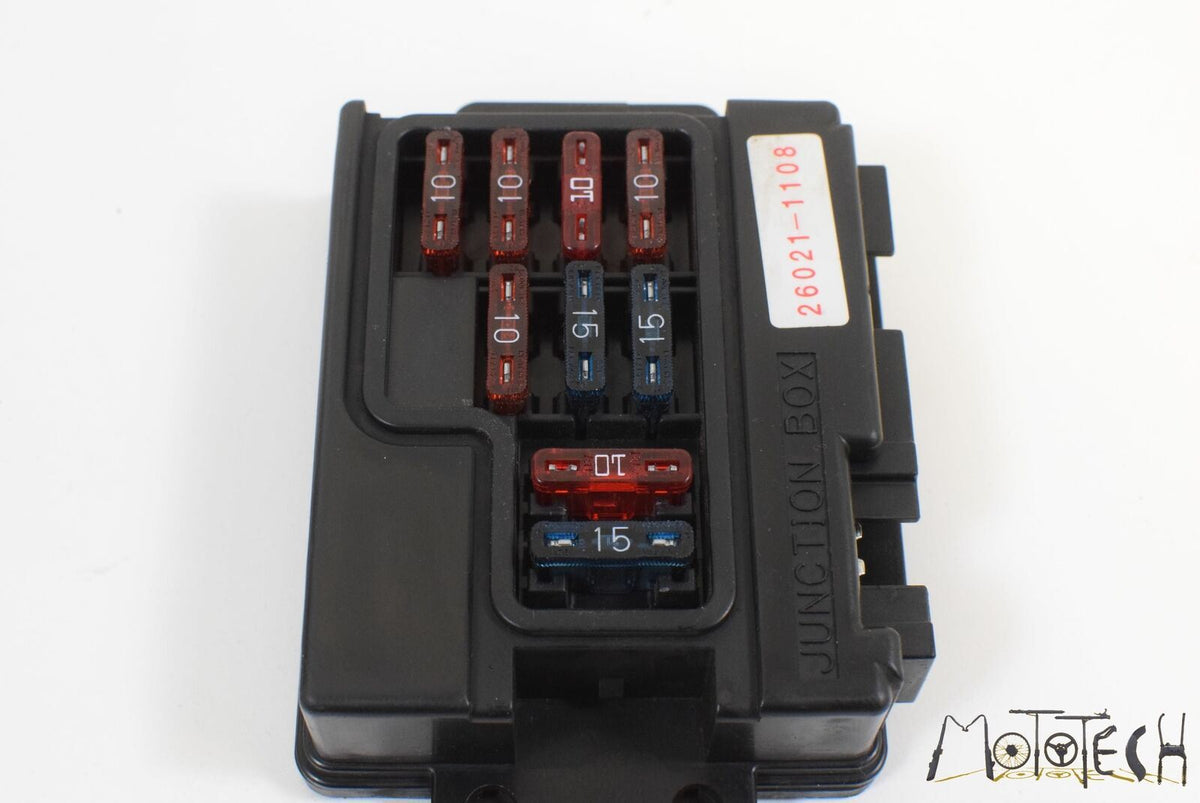 2005 Kawasaki ZZR1200 ZX1200 Ninja Fuse Junction Box Unit 26021-1108 {{ shop.shopifyCountryName }} - Mototech271