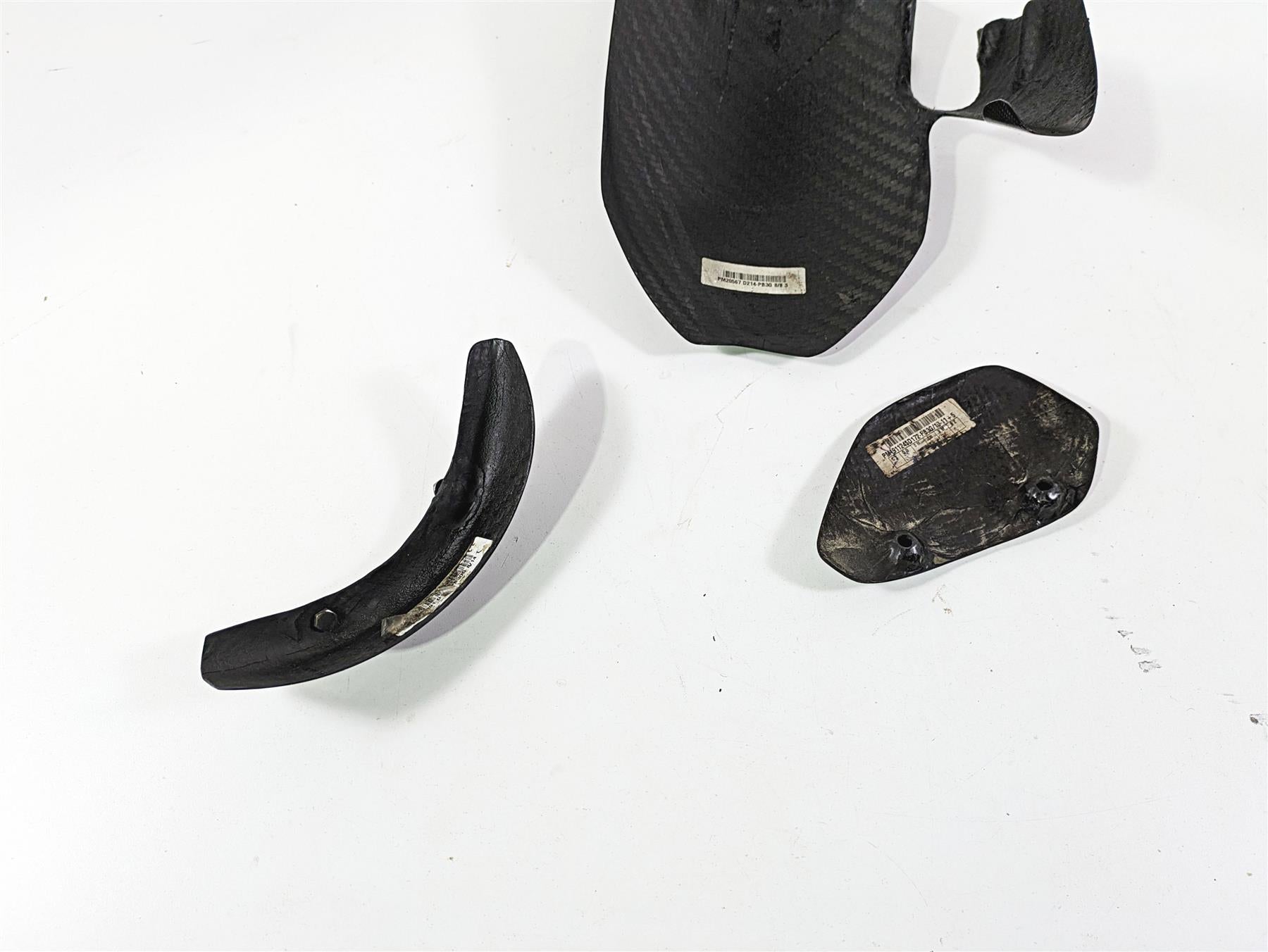 2009 Ducati Multistrada 1100 S Rear Carbon Fiber Fender Chain Guard Set PM20567 {{ shop.shopifyCountryName }} - Mototech271