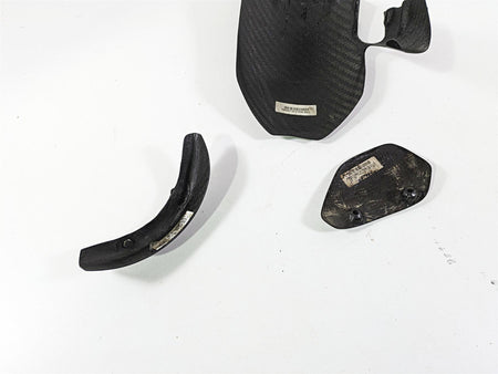 2009 Ducati Multistrada 1100 S Rear Carbon Fiber Fender Chain Guard Set PM20567 {{ shop.shopifyCountryName }} - Mototech271