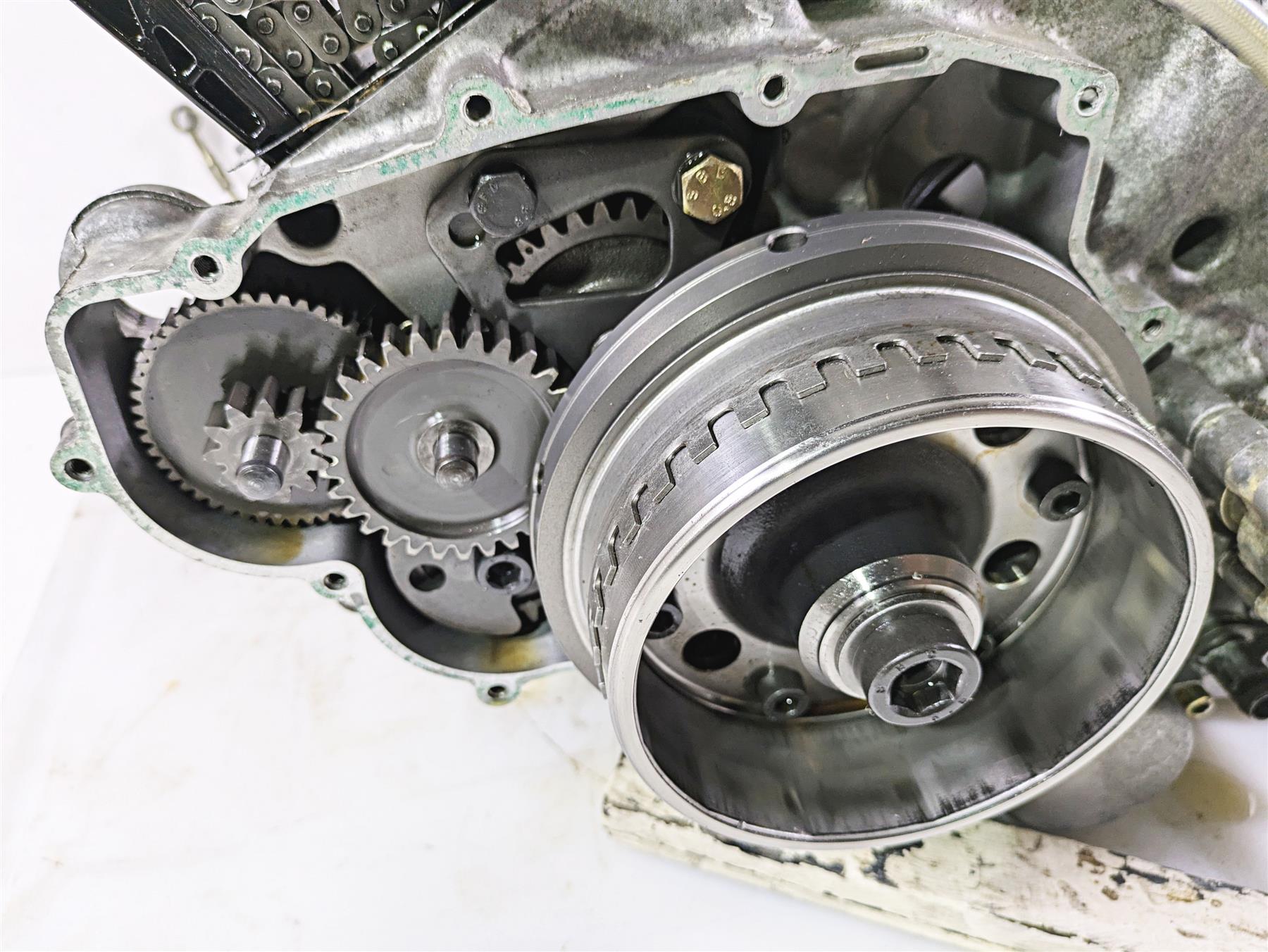 2008 Aprilia RSVR 1000 Factory Crankcase Lower Bottom End Motor AP0296961 {{ shop.shopifyCountryName }} - Mototech271