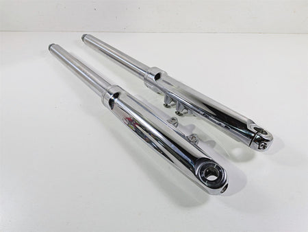 2009 Harley FXCWC Softail Rocker Straight Chrome Front Fork Leg Set 46950-08 {{ shop.shopifyCountryName }} - Mototech271