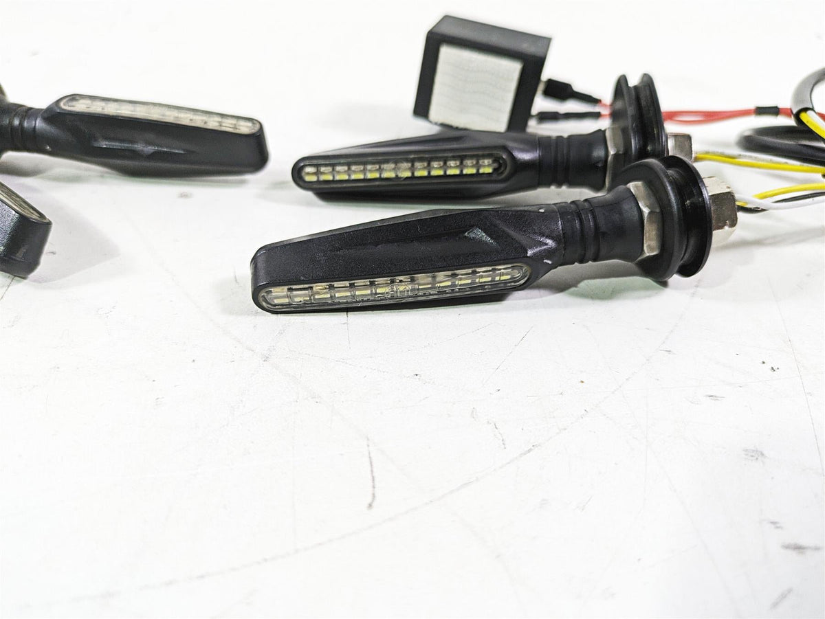 Universal Motorcycle Led Front Rear Blinker Turn Signal Set {{ shop.shopifyCountryName }} - Mototech271