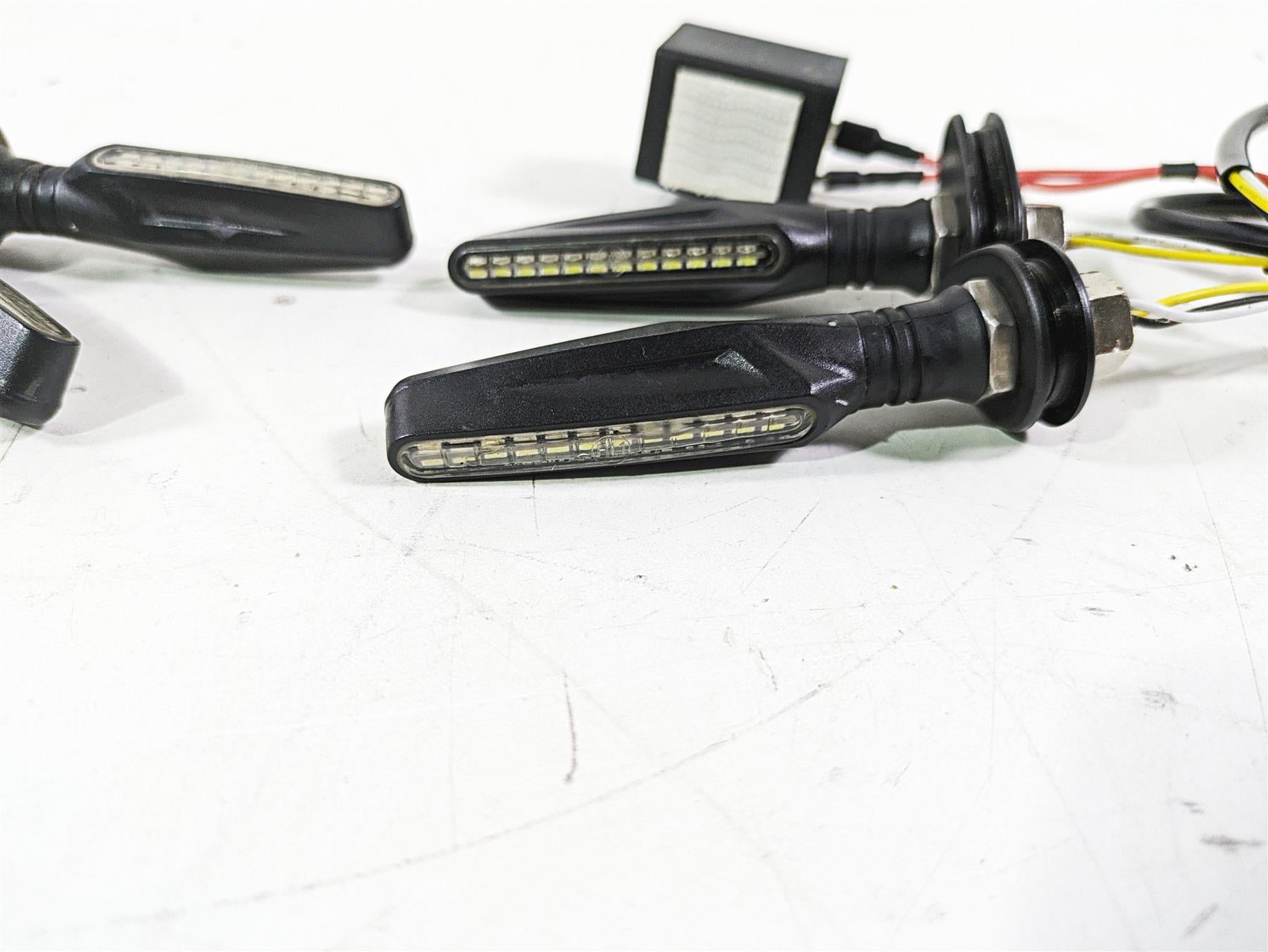 Universal Motorcycle Led Front Rear Blinker Turn Signal Set {{ shop.shopifyCountryName }} - Mototech271