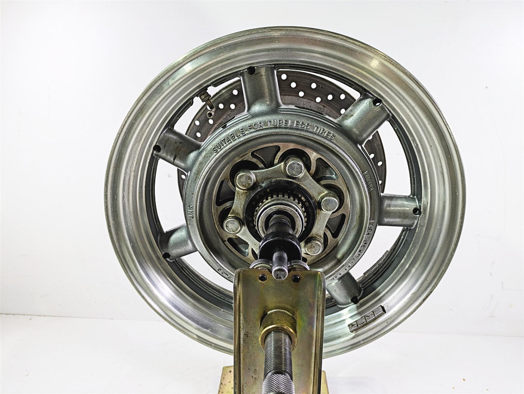2004 Yamaha XVZ1300 Royal Star 15x4 Straight Rear Wheel Rim 4NK-25338-01-33 {{ shop.shopifyCountryName }} - Mototech271