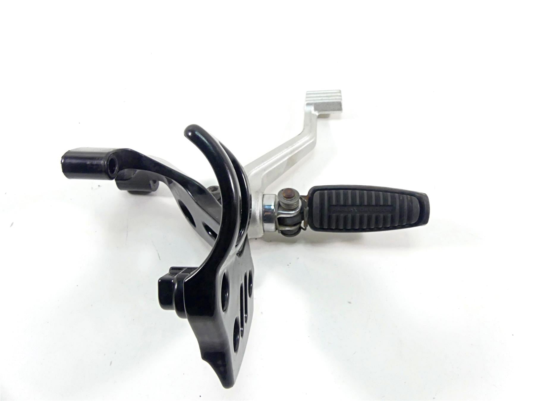 2009 Harley XR1200 Sportster Right Foot Peg Bracket & Brake Pedal Set 51045-08 {{ shop.shopifyCountryName }} - Mototech271