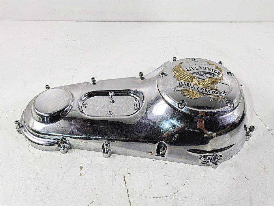 2004 Harley Softail FLSTF Fat Boy Outer Primary Drive Clutch Cover 60506-99 {{ shop.shopifyCountryName }} - Mototech271