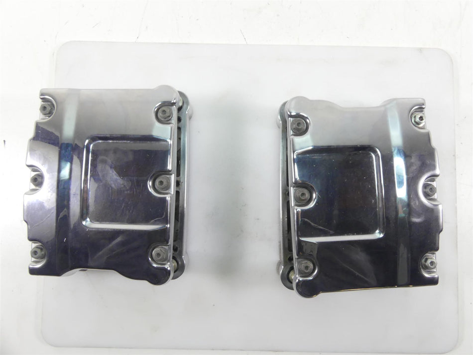 2005 Harley Touring CVO FLHTC SE Electra Glide Rocker Box Chrome Cover 17571-99 {{ shop.shopifyCountryName }} - Mototech271