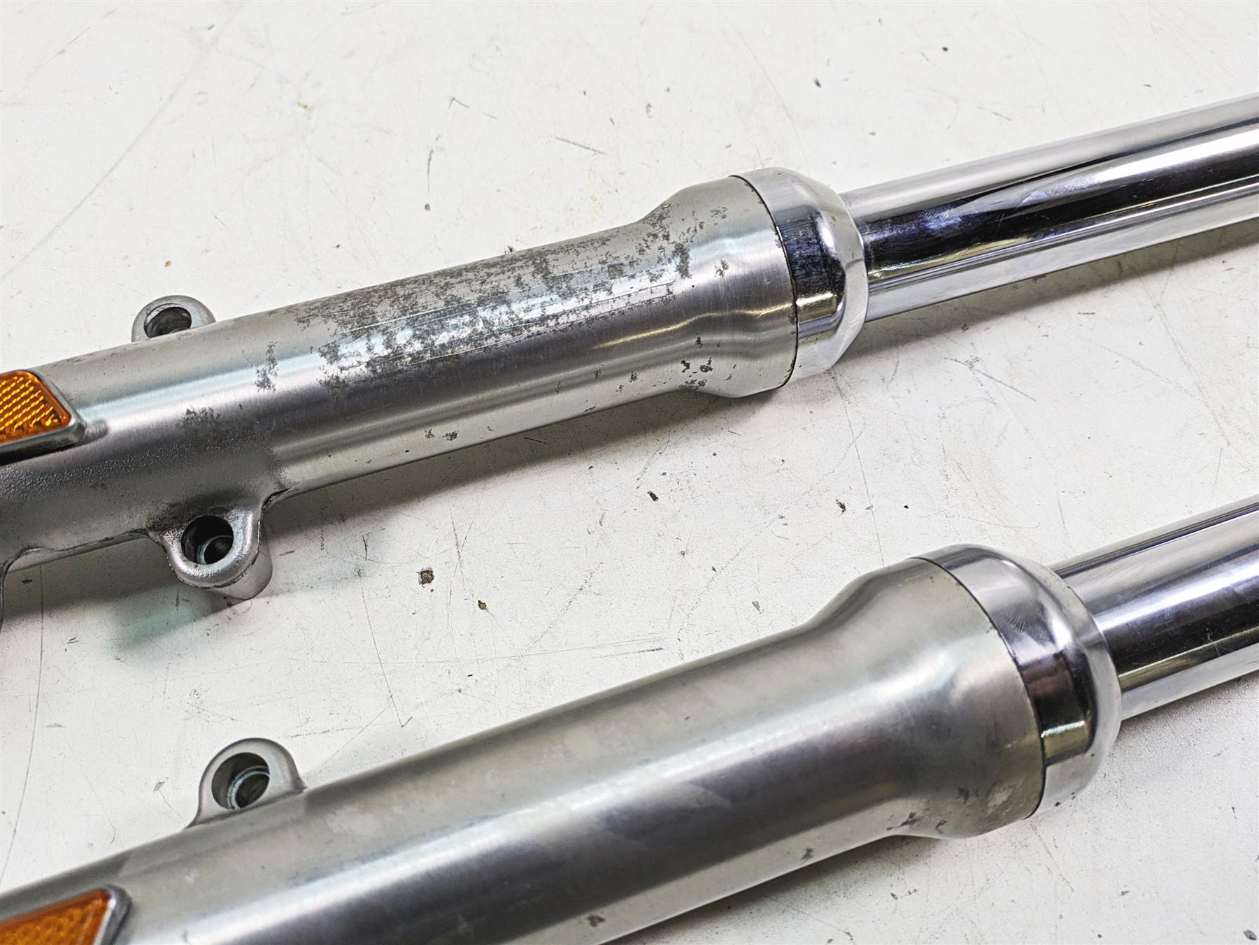 2007 Harley Sportster XL1200 C Straight Front Fork Leg Set 45900-04 45901-04 {{ shop.shopifyCountryName }} - Mototech271