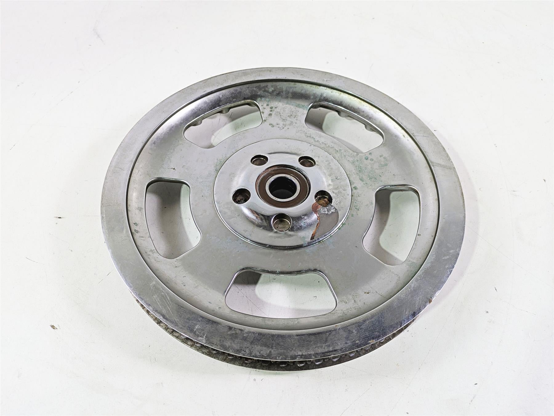 2013 Harley VRSCF Muscle Rod Rear Chrome Drive Belt Sprocket Pulley 72T 40590-07 | Mototech271