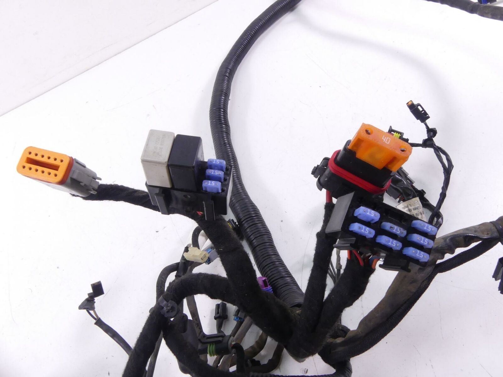 2007 Harley FXDWG Dyna Wide Glide Wiring Harness Loom -No Cuts 69603-07 {{ shop.shopifyCountryName }} - Mototech271
