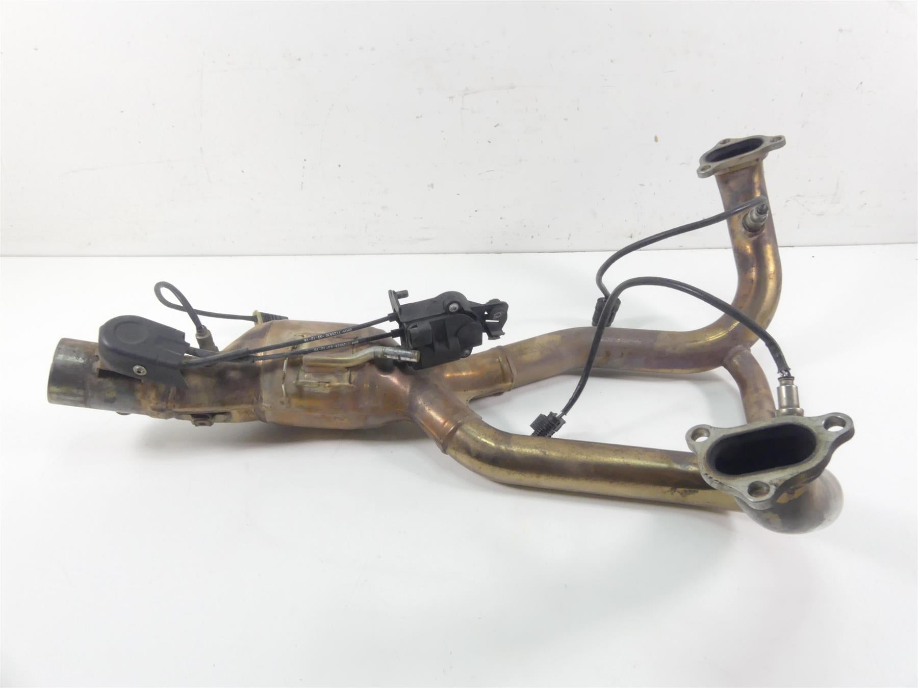 2019 BMW R1250GS K50 Oem Exhaust Header Manifold & Servo Set 18519829767 | Mototech271