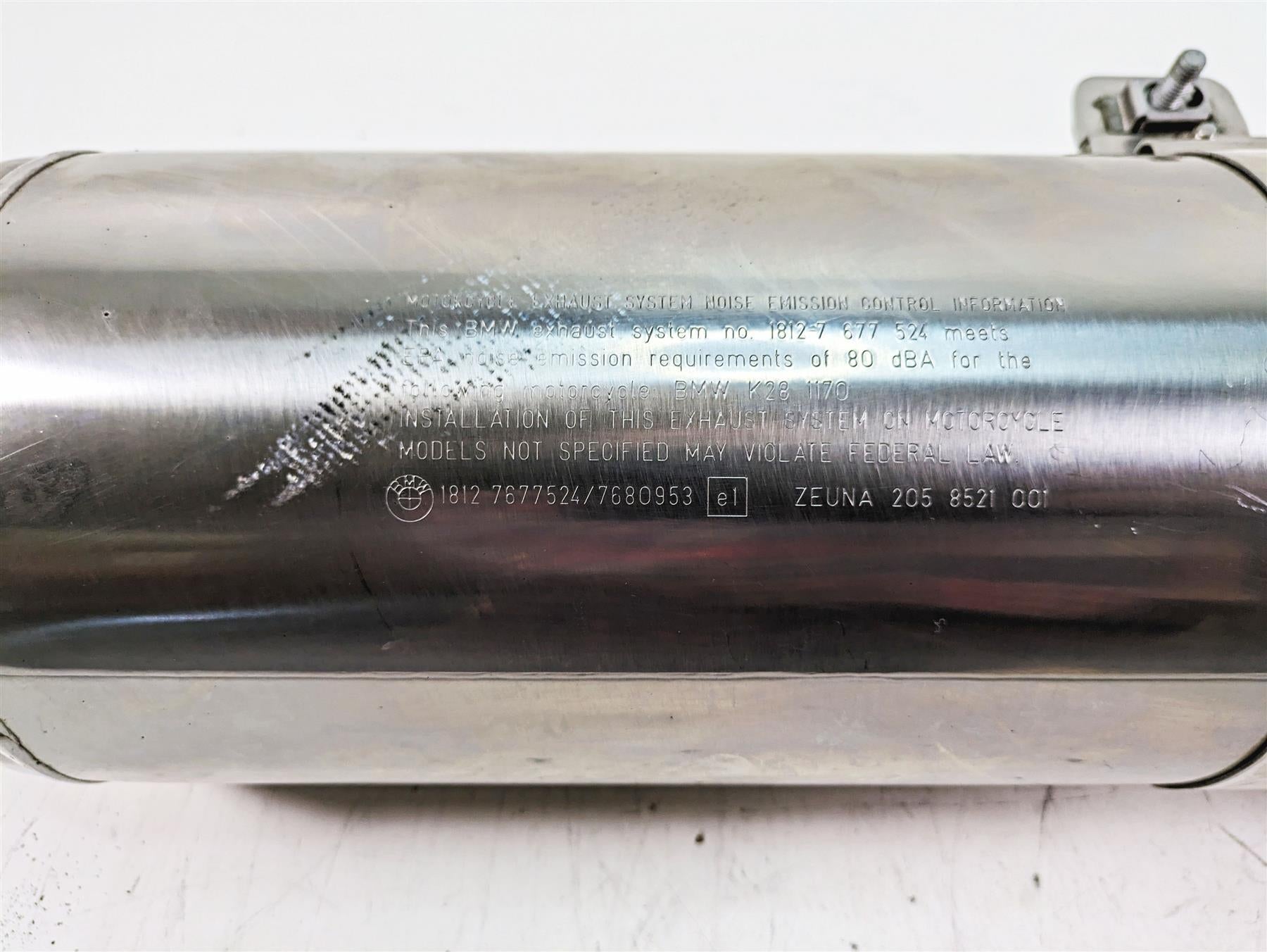 2007 BMW R1200RT K26 Oem Exhaust Muffler Silencer Pipe 18127677524 {{ shop.shopifyCountryName }} - Mototech271
