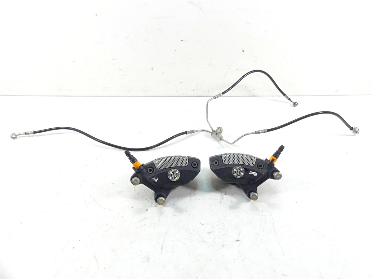 2008 Harley Touring FLHX Street Glide Front Brake Caliper Set 43027-08 44023-08 {{ shop.shopifyCountryName }} - Mototech271