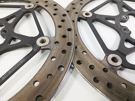 2016 Aprilia RSV 1100 Tuono V4 Factory Grimeca Front Brake Rotor Disc Set {{ shop.shopifyCountryName }} - Mototech271